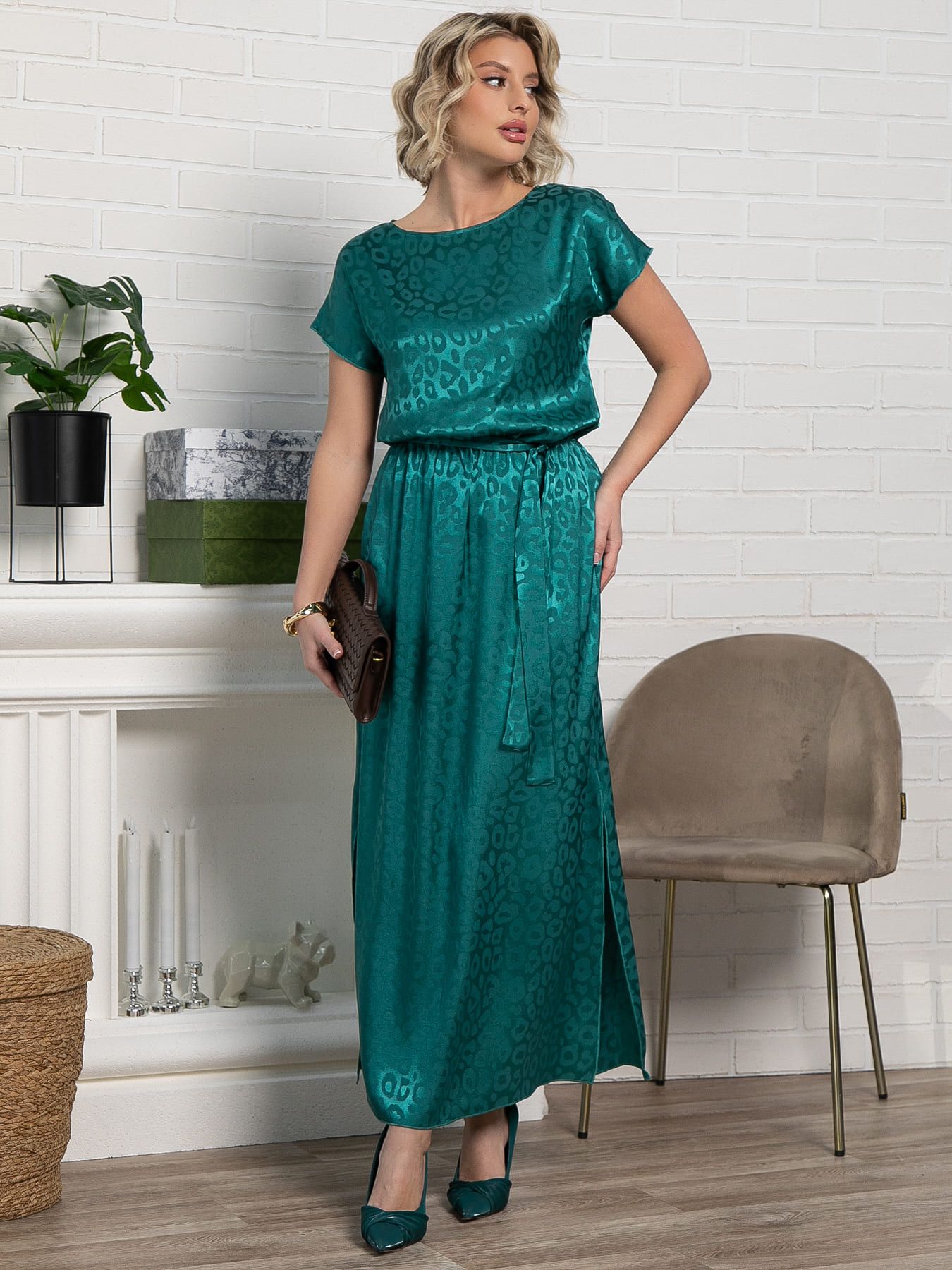 Платье Мэри НЬЮ (изумруд) П15113-12М