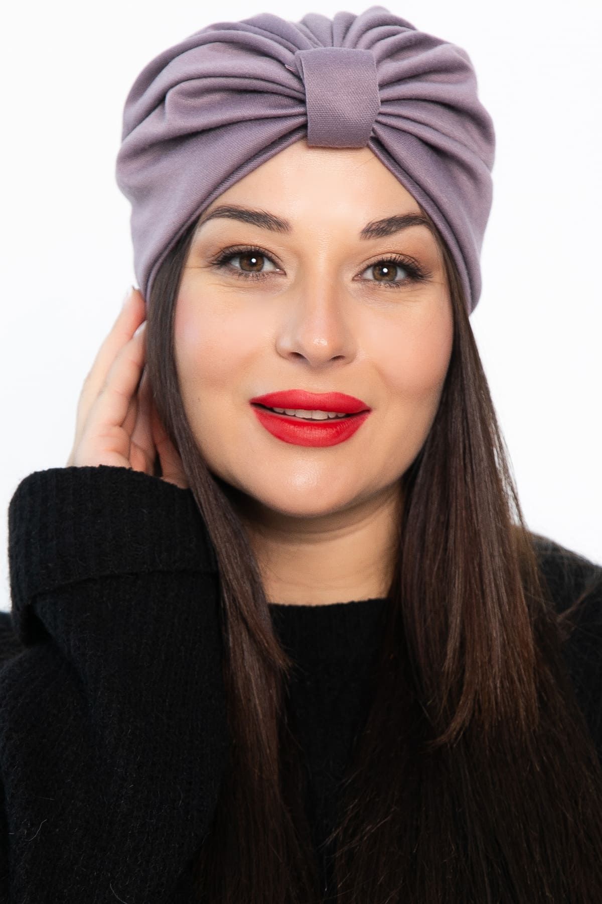 Чалма с бантом (лиловая) ЧБ2-23М