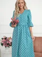 Платье Розетта (бирюзовое) П14114-45М