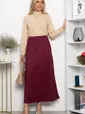 Юбка макси Алана (бордовая) Ю14254-6М