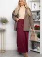 Юбка макси Алана (бордовая) Ю14254-6М