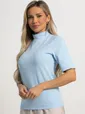Водолазка с коротким рукавом (голубая) Б15599-50М