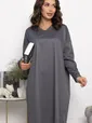 Платье Хюгге (темно-серое) П14121-25М