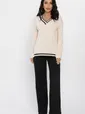 Джемпер трикотажный Камилла (бежевый) Б14453-5М