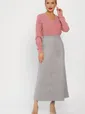 Юбка макси Алана (серая) Ю14255-6М