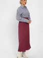 Юбка макси Алана (бордовая) Ю14254-6М