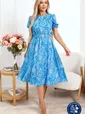 Платье Оливия (голубое) П15935-45М