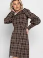 Платье Фелиция (коричневое) П14988-45М