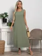 Платье Айлин (оливковое) П15353-19М