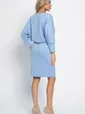 Платье Неслучайная встреча (пыльно-голубое) П15094-19М