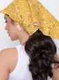 Косынка с козырьком (поляна, горчица) КК28