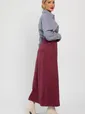 Юбка макси Алана (бордовая) Ю14254-6М
