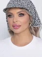 Косынка с козырьком (лео, ч/б) КК66