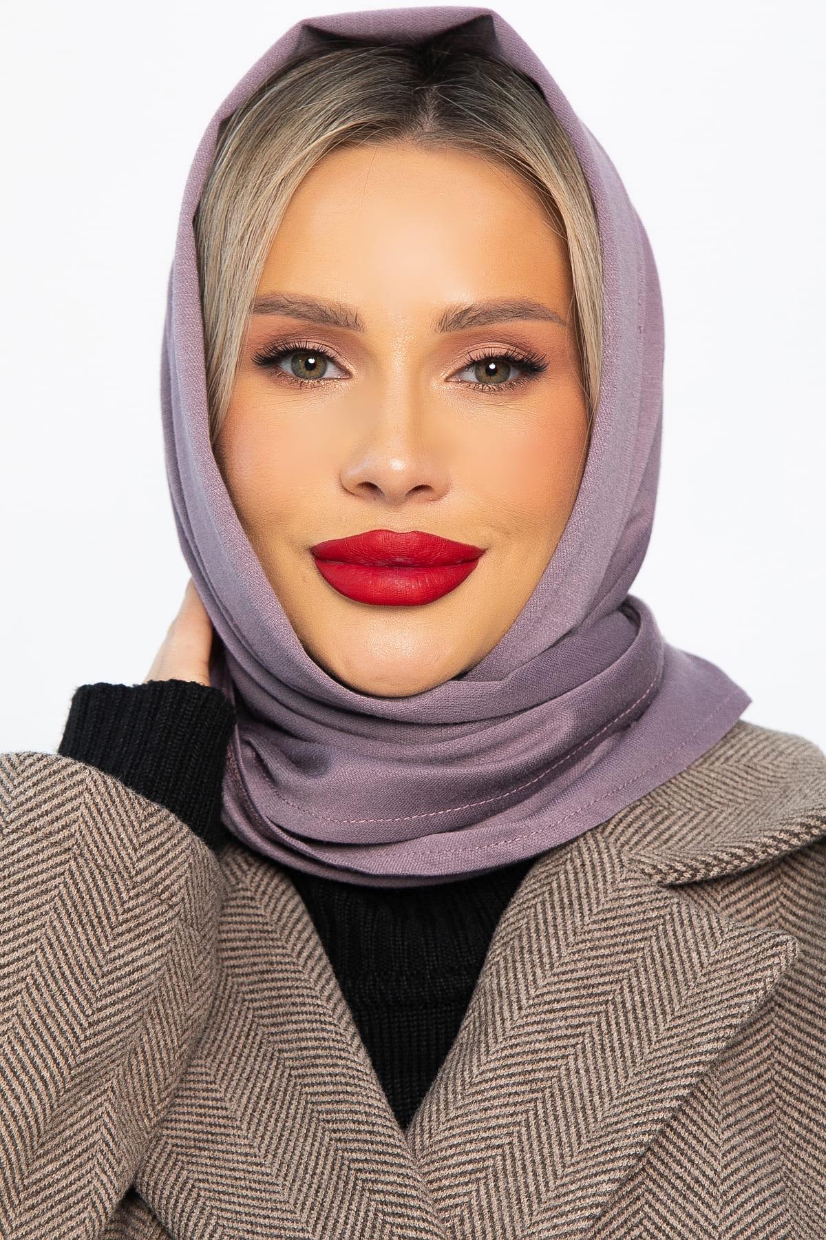 Косынка с отворотом (лиловая) КО20-23М