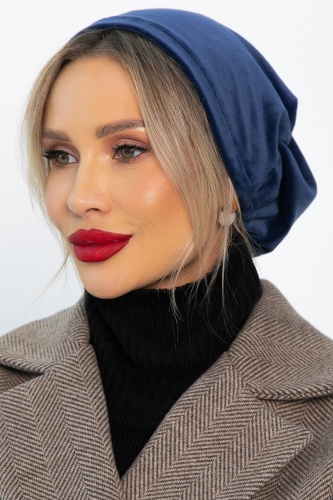 Чалма с резинкой (синяя) ЧР2-23М