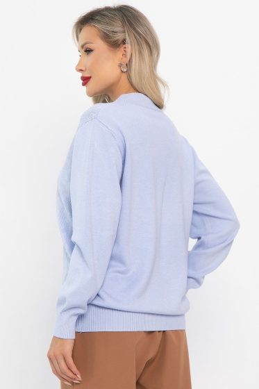 Джемпер хлопковый Карамелька (голубой) Б14627-4М