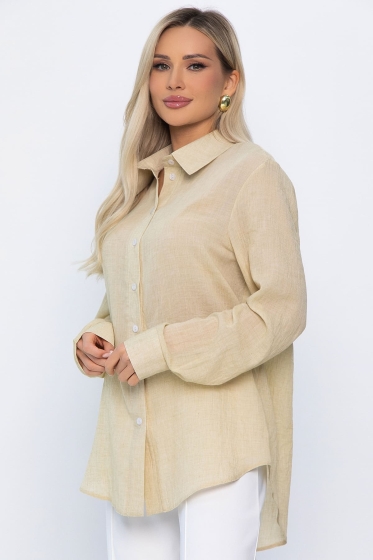 Рубашка Воздушное настроение (бежевая) Б13828-7М Рубашка Воздушное настроение (бежевая) Б13828-7М